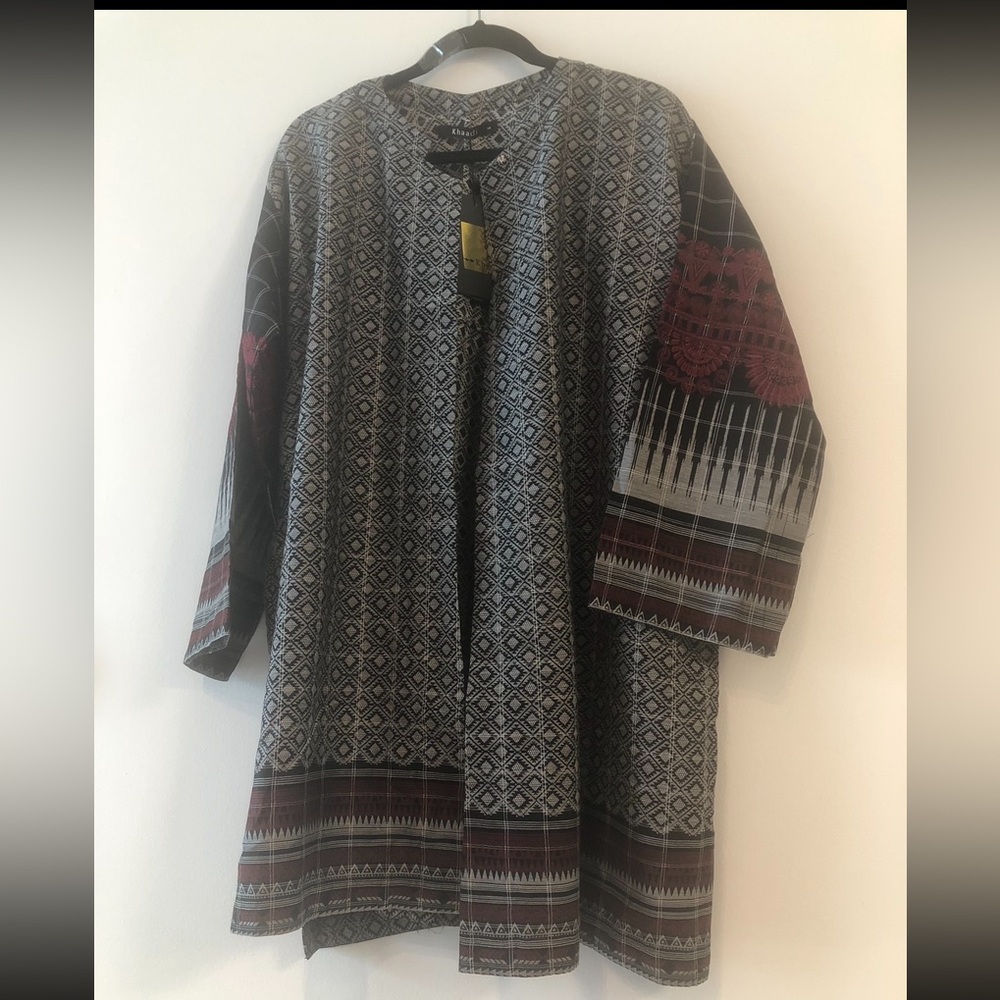 Patterned Long Sleeve Tunic